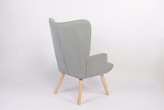 Amaranthus Armchair with Footstool Brown 98x70x77cm