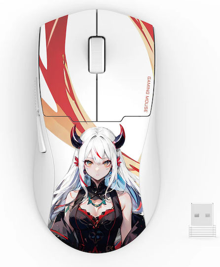 Redragon K1NG PRO MAX M918 Ασύρματο Gaming Ποντίκι 26000 DPI Λευκό