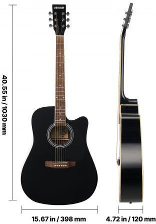 Vevor Κλασική Κιθάρα 4/4 Black
