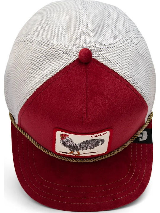Cap Jockey Strass Jewel Garnet Rooster Red Goorin Bros