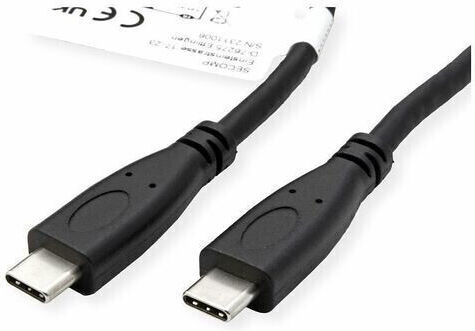 Roline USB 2.0 Cable USB-C Male - USB-C 100W PD Gold 0.5m