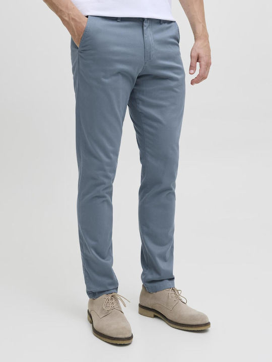 Trousers Chino Elastic in Slim Fit Stormy Weather