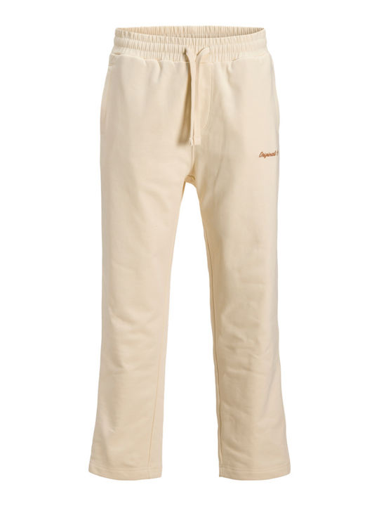 Trousers in Relaxed Fit Antique White