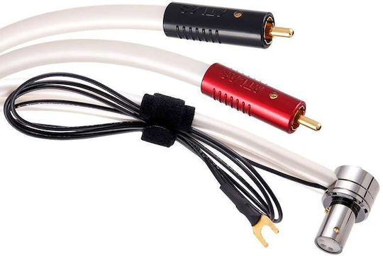 Atlas Cables Equator Achromatic Cablu RCA de sex masculin - RCA de sex masculin 0.5m