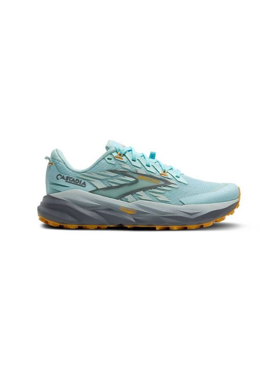 Cascadia 19 Γυναικεία Αθλητικά Παπούτσια Running Πράσινα Αδιάβροχα με Μεμβράνη Gore-Tex