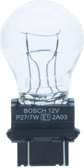 Bosch Крушки за автомобил P27/7W Халогенни 3200K Топло Бяло 12V 10 броя