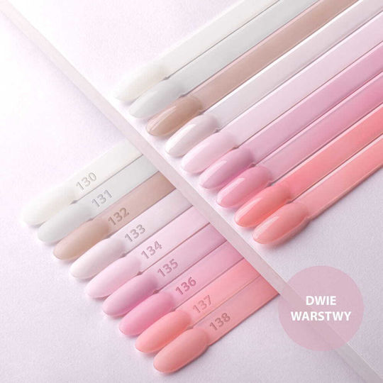 Molly Nails Полутраен Лак За Нокти Хибрид Френски Маникюр Канди Розов Hema/di-hema Free 8гр № 136