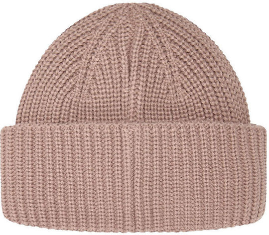 Beanie Frauen Beanie Gestrickt in Beige Farbe