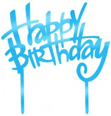 Happy Birthday 3 Süßigkeiten Dekoration für Party