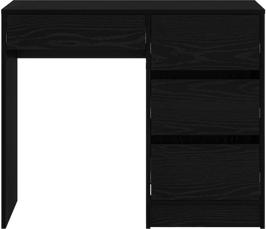 Writing Desk Black Oak Black Oak Particle Board Laminate 90x37.5x75 cm