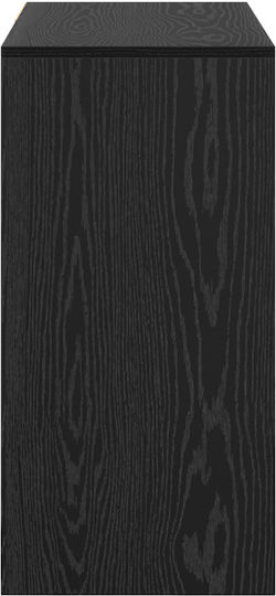 Writing Desk Black Oak Black Oak Particle Board Laminate 90x37.5x75 cm