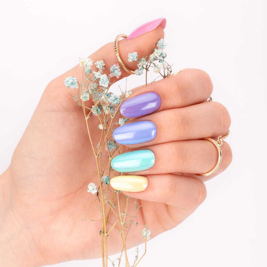 Molly Nails Полутраен Лак За Нокти Йогурт Цитрин Кейк Hema/di-hema Free 8гр № 125