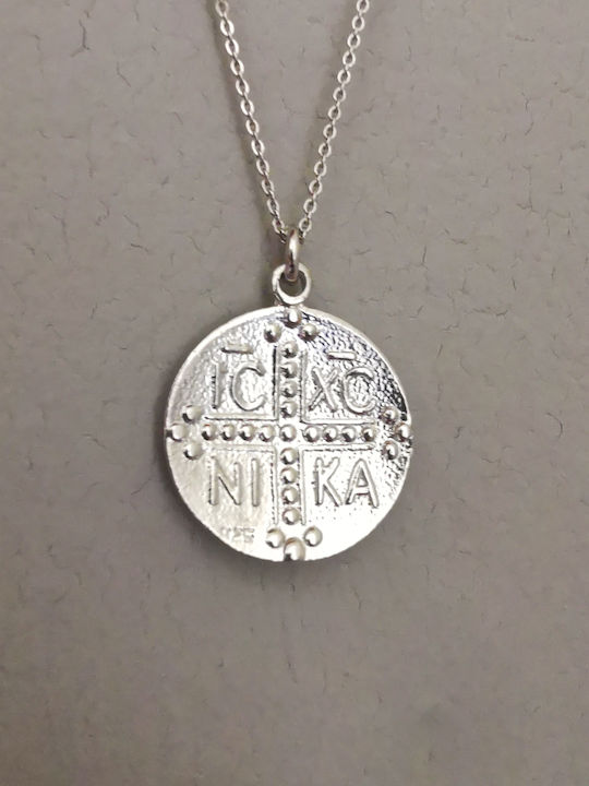 Aris Dentopoulos Schmuck Halskette Konstantin Talisman aus Silber Aris Dentopoulos Schmuck Halskette Konstantin Talisman aus Silber