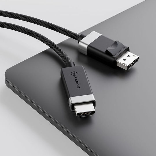 Alogic Cable DisplayPort male - HDMI male 3m Μαύρο (FUDPHD2-SGR)