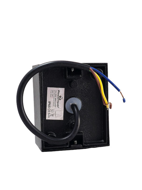 Powertech Wall-Mounted Outdoor Light GU10 IP65 6.7x7.5x8εκ.