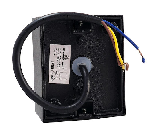 Powertech Wandmontierte Außenleuchte GU10 IP65 6.7x7.5x8εκ.