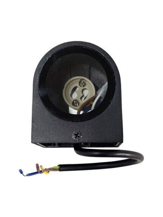 Powertech Wall-Mounted Outdoor Light GU10 IP65 6.7x7.5x8εκ.