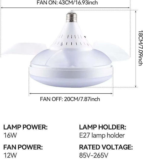Ledholics Λάμπα LED για Ντουί E27 1600lm Dimmable