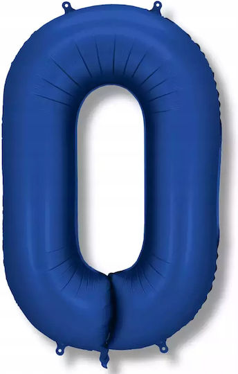 Балон Фолио Jumbo Число 0 Син 86бр