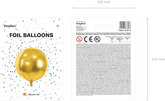 Balloon Foil Round Gold 40cm