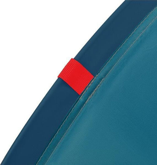 Nils Camping Tent Pop Up Blue 3 Seasons 220x120x95cm