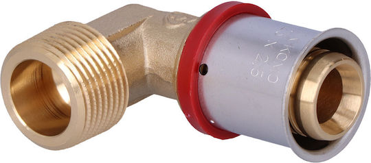 90° Месингова Гъвкава Глава Gz Ultrapress 25 R3/4"