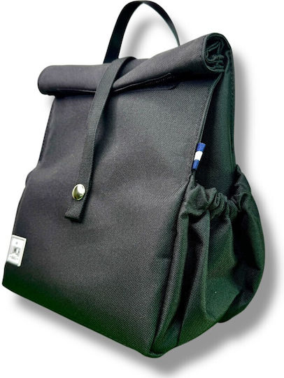 The Lunch Bags School Insulated Lunch Bag Handbag 5L Black 21x16x24cm