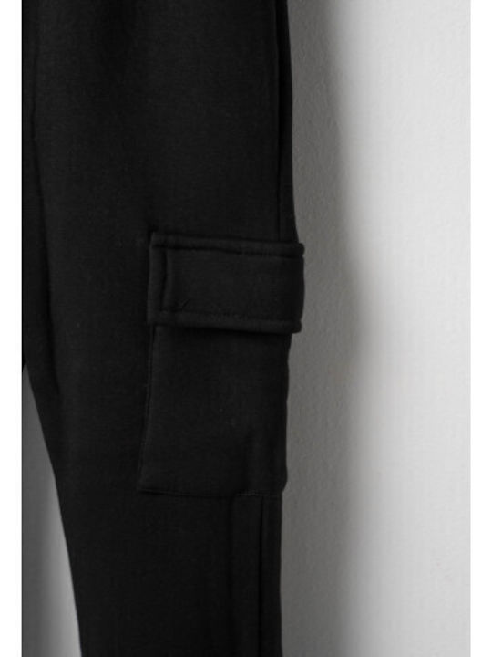 Kids Sweatpants Set Black 2pcs