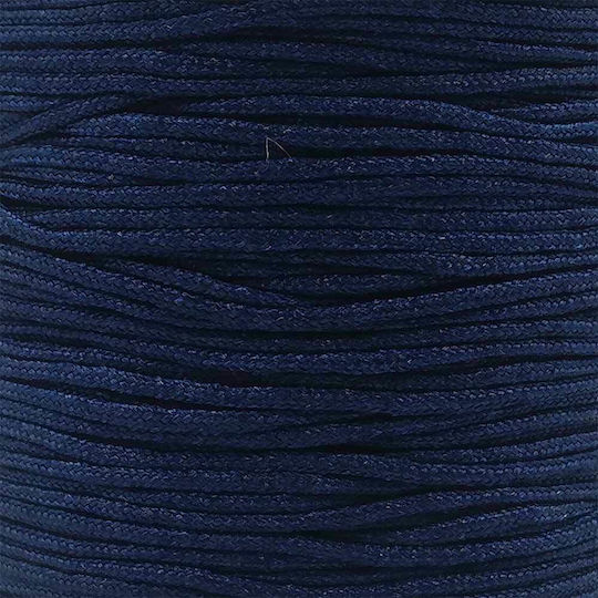 Schnürsenkel Synthetic Plexi Makrame Dunkelblau 1mm 50m 13-26