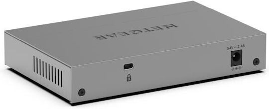 NetGear GS105EP-100EUS Managed L2 PoE Switch με 5 Θύρες Gigabit (1Gbps) Ethernet