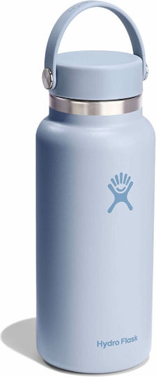 Hydro Flask Wide Flex Cap Thermos Bottle Stainless Steel BPA Free 946ml Wide Mouth Surf