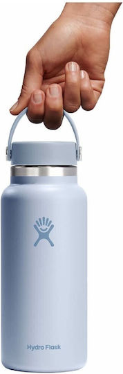 Hydro Flask Wide Flex Cap Thermos Bottle Stainless Steel BPA Free 946ml Wide Mouth Surf