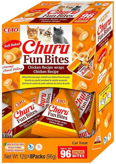 Inaba Cat Fun Bites Rețetă cu Pui 8x12g 96g