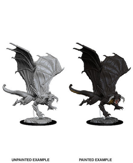 D&d Nolzur's Wunderbare Miniaturen Junger Schwarzer Drache