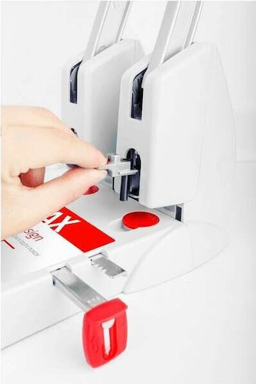 Perforator 908 Roșu 2 Găuri 150 File Sax 9014400219970