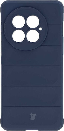 Bizon Bizon Rückseite Umschlag Silikon / Gehärtetes Glas 2mm Marineblau Für OnePlus 13