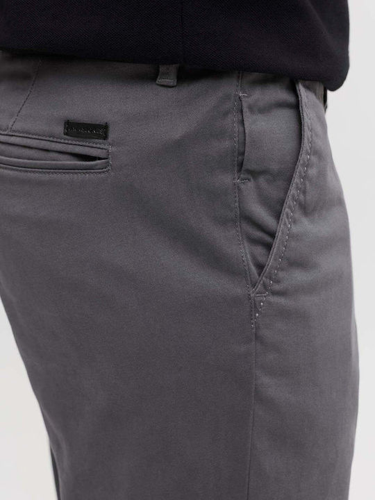 Trousers Chino Elastic in Slim Fit Castlerock