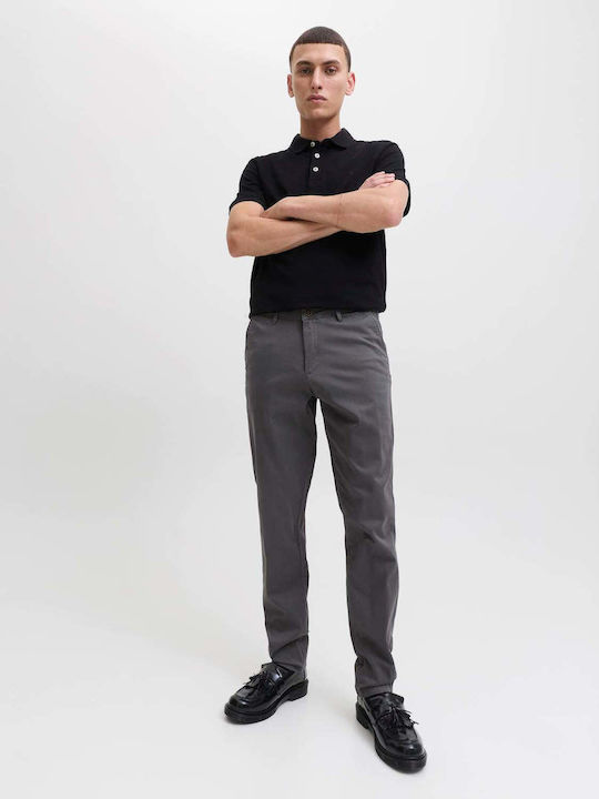 Trousers Chino Elastic in Slim Fit Castlerock