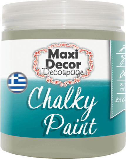 Maxi Decor Chalky Paint Χρώμα Κιμωλίας 509 Λαδί Λαδί Πράσινο 750ml 430000572
