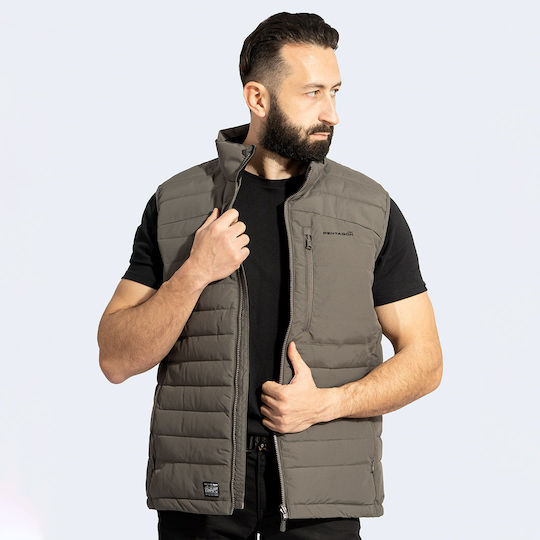 Pentagon Fleece Hunting Vest Arcadian Camo Green