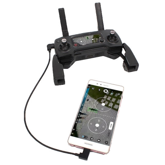 Καλώδιο Δεδομένων Micro USB Male σε USB Type C Male (30cm) για DJI Mavic Pro