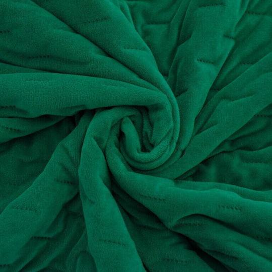 Cotton Market Piqué Decke Einzeln 170x210cm Grüne