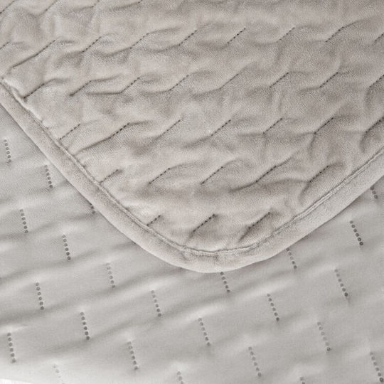Cotton Market Υπέρδιπλη 220x200εκ. Light Gray