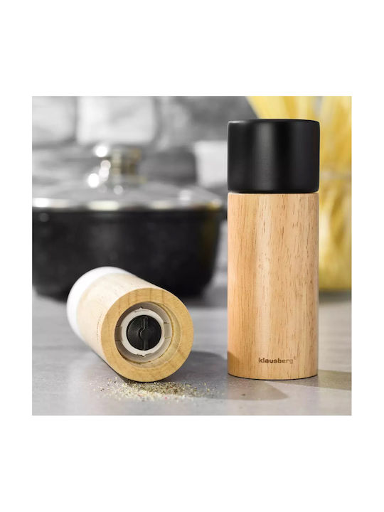 Klausberg Manual Set Spice Mills made of Wood 15.3cm 1pcs