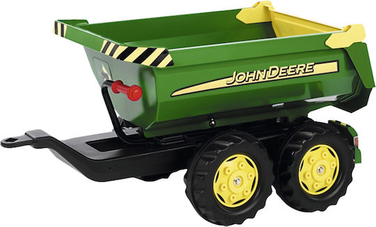 Kids Trailer John Deere Halfpipe Green