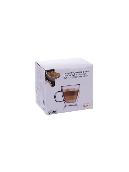 Orion Mug Glass Transparent 180ml