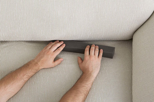 Sofazip Elastische Abdeckung für Sessel Beige 110εκ. 1Stück SZMONDO1BEJINCHIS