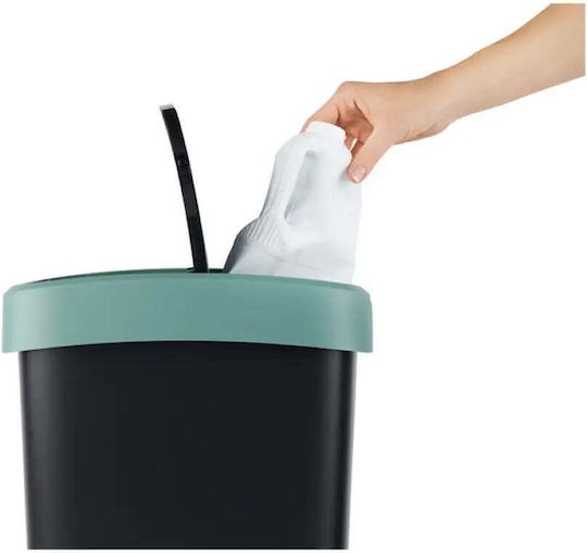 Rotho Babydesign Twist Waste Bin Plastic Green 10lt