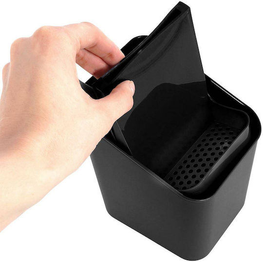 Vilde Plastic Black Cutlery Drainer 14x11x16cm