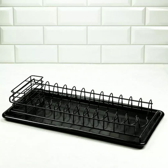 KING Hoff Metallic Black Sink Strainer 50.5x24.5x9.5cm